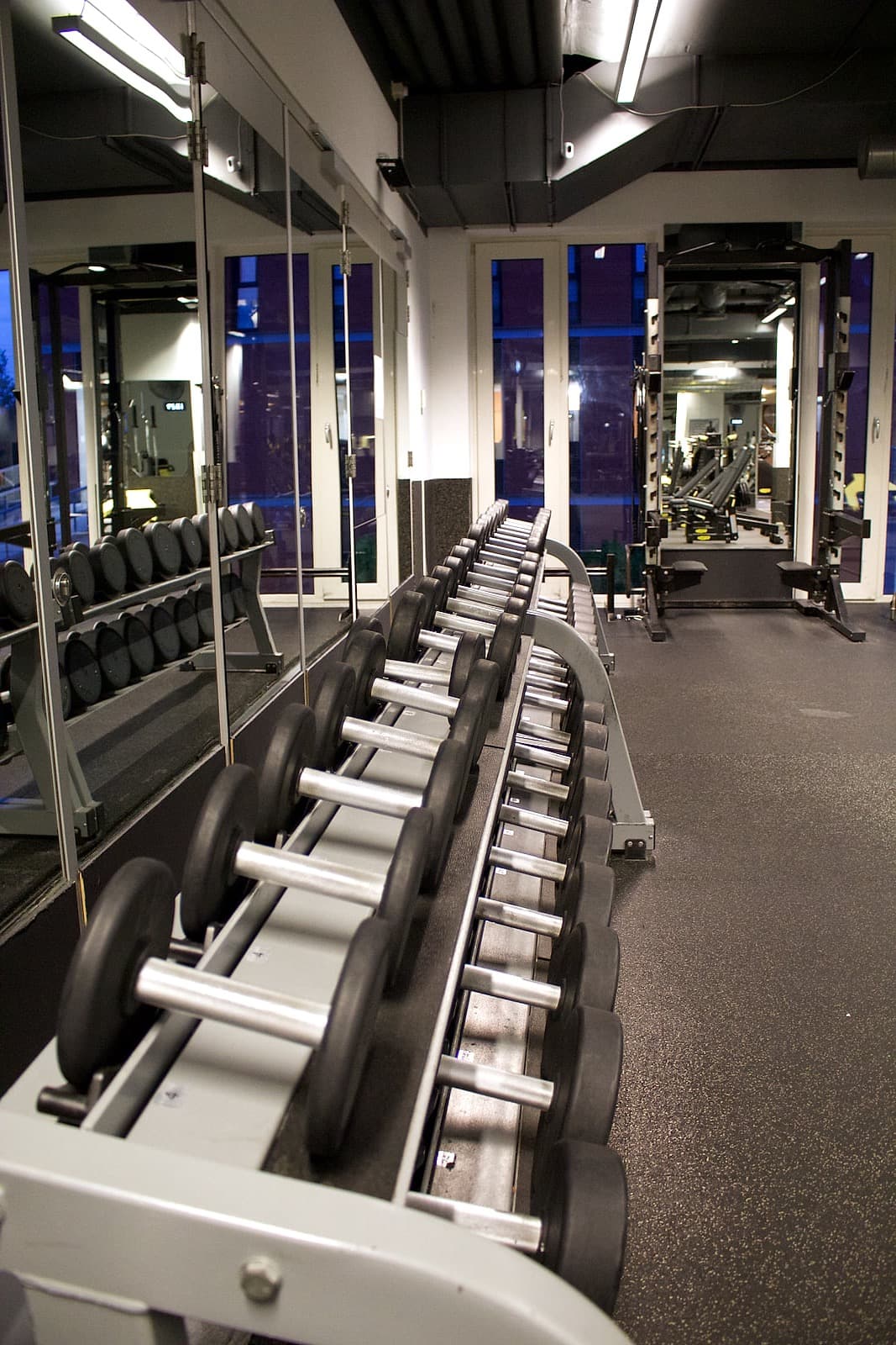 Het dumbbellrek in Zoetermeer