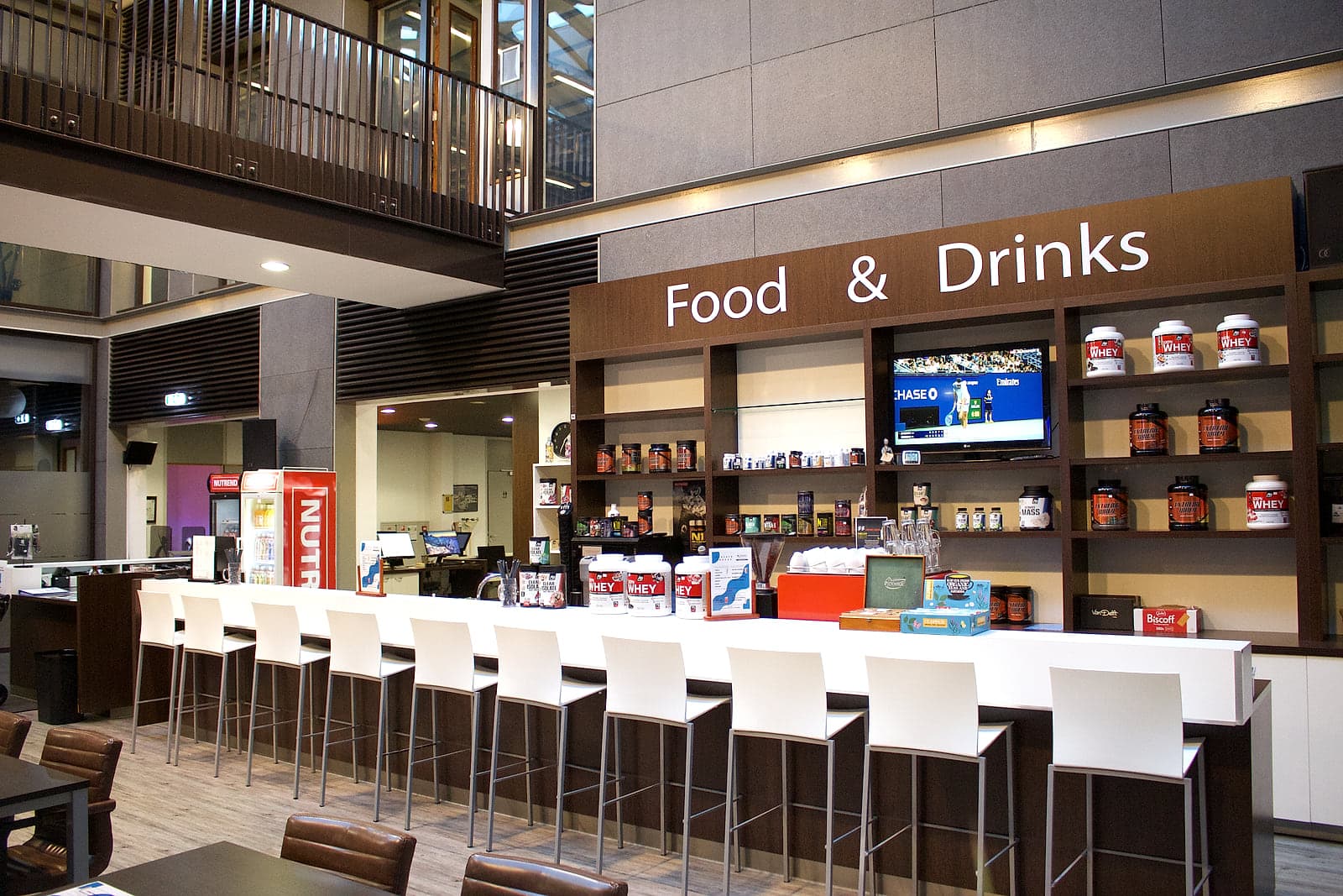 De kantine met Food & Drinks-bar in Zoetermeer